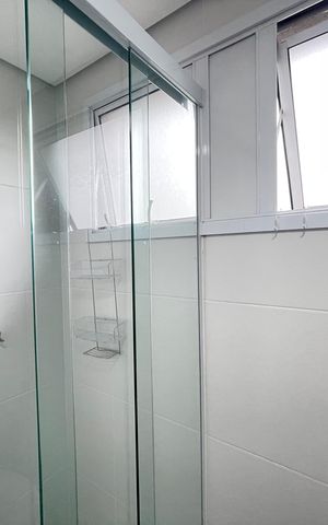 Apartamento para alugar com 52m², 1 quarto e 1 vaga Apartamento para alugar com 52m², 1 quarto e 1 vagaBanheiro do Quarto