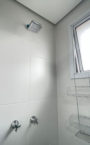 Apartamento para alugar com 52m², 1 quarto e 1 vaga Apartamento para alugar com 52m², 1 quarto e 1 vagaBanheiro do Quarto