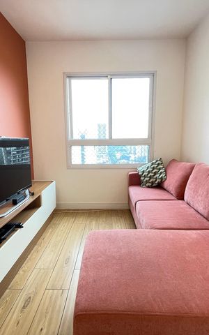Apartamento para alugar com 52m², 1 quarto e 1 vaga Apartamento para alugar com 52m², 1 quarto e 1 vagaSala
