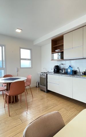 Apartamento para alugar com 52m², 1 quarto e 1 vaga Apartamento para alugar com 52m², 1 quarto e 1 vagaCozinha e Área de Serviço