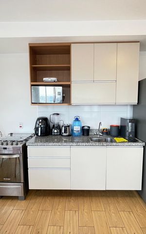 Apartamento para alugar com 52m², 1 quarto e 1 vaga Apartamento para alugar com 52m², 1 quarto e 1 vagaCozinha e Área de Serviço