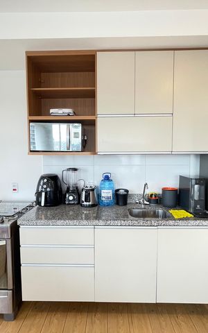 Apartamento para alugar com 52m², 1 quarto e 1 vaga Apartamento para alugar com 52m², 1 quarto e 1 vagaCozinha e Área de Serviço