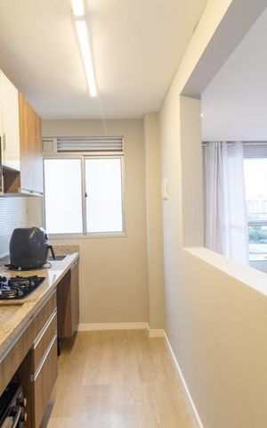 Apartamento para alugar com 51m², 2 quartos e 1 vaga Apartamento para alugar com 51m², 2 quartos e 1 vagaCozinha e Área de Serviço