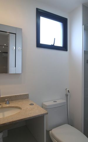 Apartamento para alugar com 32m², 1 quarto e 1 vagaBanheiro da Suíte