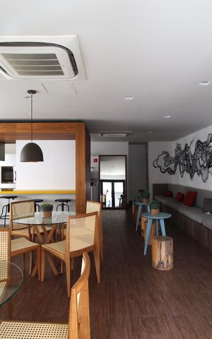 Apartamento para alugar com 32m², 1 quarto e 1 vagaÁrea Comum - Salão de Festas