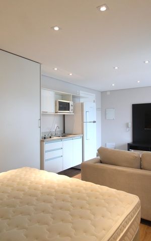 Apartamento para alugar com 32m², 1 quarto e 1 vagaQuarto Suíte