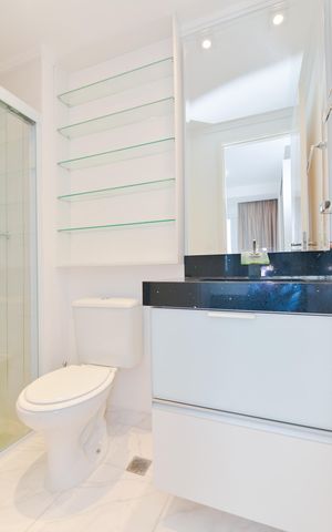 Apartamento para alugar com 68m², 2 quartos e 1 vagaBanheiro da Suíte