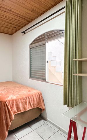 Casa para alugar com 133m², 2 quartos e 3 vagas Casa para alugar com 133m², 2 quartos e 3 vagasQuarto 1