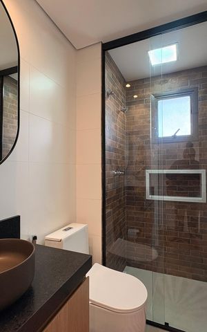 Apartamento à venda com 117m², 3 quartos e 2 vagas Apartamento à venda com 117m², 3 quartos e 2 vagasBanheiro da Suíte 1