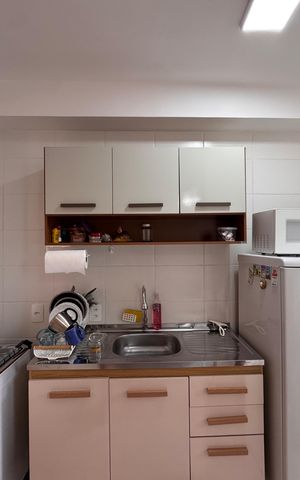 Apartamento para alugar com 55m², 2 quartos e 1 vaga Apartamento para alugar com 55m², 2 quartos e 1 vagaCozinha e Área de Serviço