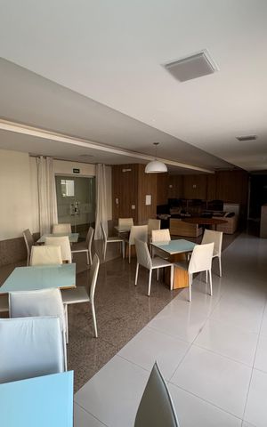 Apartamento para alugar com 32m², 1 quarto e 1 vaga Apartamento para alugar com 32m², 1 quarto e 1 vagaÁrea comum - Salão de festas