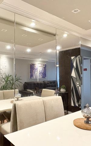 Apartamento à venda com 75m², 3 quartos e 2 vagasSala de Jantar