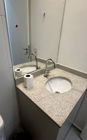 Apartamento para alugar com 48m², 1 quarto e 1 vaga Apartamento para alugar com 48m², 1 quarto e 1 vagaBanheiro