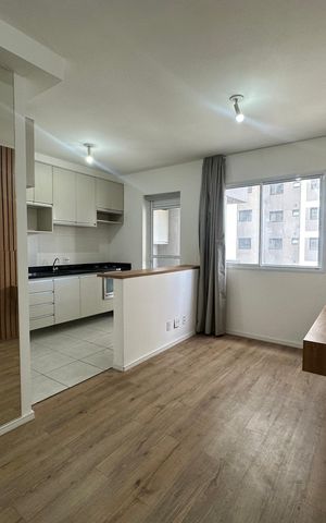 Apartamento para alugar com 48m², 1 quarto e 1 vaga Apartamento para alugar com 48m², 1 quarto e 1 vagaSala