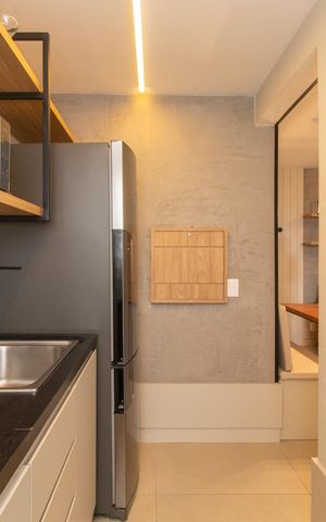 Apartamento para alugar com 42m², 1 quarto e 1 vaga