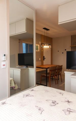 Apartamento para alugar com 42m², 1 quarto e 1 vaga