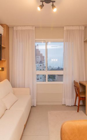 Apartamento para alugar com 42m², 1 quarto e 1 vaga