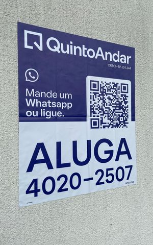 Apartamento para alugar com 40m², 1 quarto e 1 vaga Apartamento para alugar com 40m², 1 quarto e 1 vagaPlaca