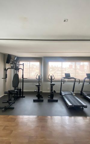 Apartamento para alugar com 40m², 1 quarto e 1 vaga Apartamento para alugar com 40m², 1 quarto e 1 vagaÁrea comum - Academia