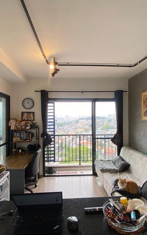 Apartamento para alugar com 40m², 1 quarto e 1 vaga Apartamento para alugar com 40m², 1 quarto e 1 vagaSala - Cozinha