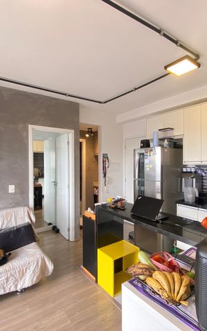 Apartamento para alugar com 40m², 1 quarto e 1 vaga Apartamento para alugar com 40m², 1 quarto e 1 vagaSala - Cozinha