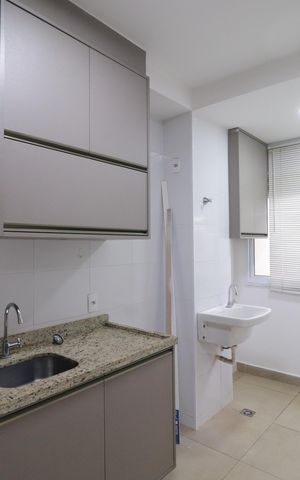 Apartamento para alugar com 74m², 3 quartos e 1 vagaCozinha 