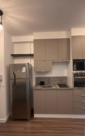 Apartamento à venda com 34m², 1 quarto e sem vaga Apartamento à venda com 34m², 1 quarto e sem vagaSala - cozinha