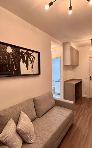 Apartamento à venda com 34m², 1 quarto e sem vaga Apartamento à venda com 34m², 1 quarto e sem vagaSala - cozinha