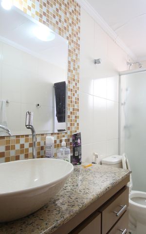Apartamento à venda com 99m², 2 quartos e 2 vagasBanheiro Social