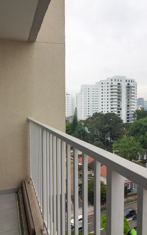 Studio para alugar com 28m², 1 quarto e sem vaga Studio para alugar com 28m², 1 quarto e sem vagaTerraço