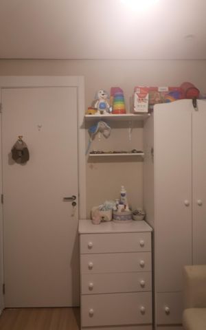 Apartamento à venda com 44m², 2 quartos e 1 vagaQuarto 1