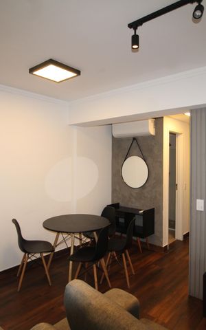 Studio para alugar com 50m², 2 quartos e 1 vagaSala / Cozinha