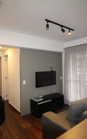 Studio para alugar com 50m², 2 quartos e 1 vagaSala / Cozinha
