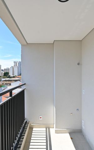 Apartamento à venda com 37m², 2 quartos e sem vagaVaranda