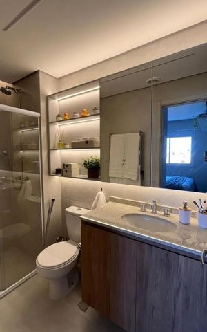 Apartamento à venda com 68m², 2 quartos e 1 vaga Apartamento à venda com 68m², 2 quartos e 1 vagaBanheiro