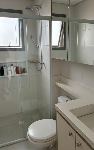 Apartamento à venda com 64m², 2 quartos e 2 vagas Apartamento à venda com 64m², 2 quartos e 2 vagasBanheiro