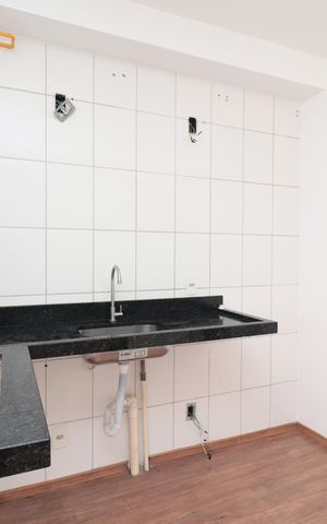 Studio à venda com 29m², 1 quarto e sem vagaCozinha