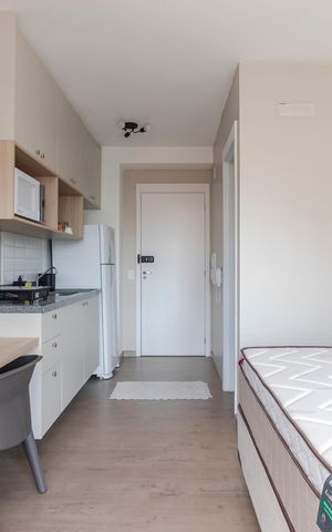 Studio para alugar com 24m², 1 quarto e sem vagaStudio