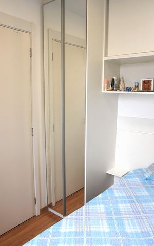 Apartamento à venda com 36m², 2 quartos e 1 vagaQuarto 2