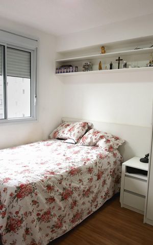 Apartamento à venda com 36m², 2 quartos e 1 vagaQuarto 1