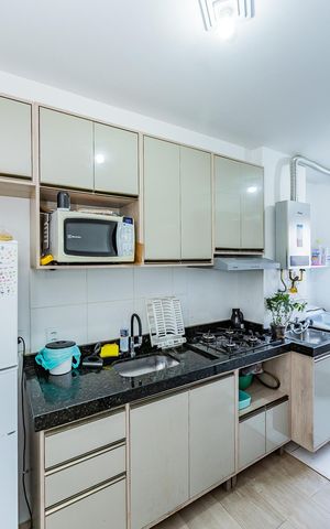 Apartamento para alugar com 38m², 2 quartos e sem vaga Apartamento para alugar com 38m², 2 quartos e sem vagaCozinha e Área de Serviço
