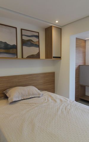 Apartamento para alugar com 25m², 1 quarto e sem vaga Apartamento para alugar com 25m², 1 quarto e sem vagaSala/Quarto