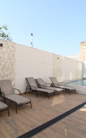 Studio para alugar com 31m², 2 quartos e sem vagaÁrea comum - Piscina