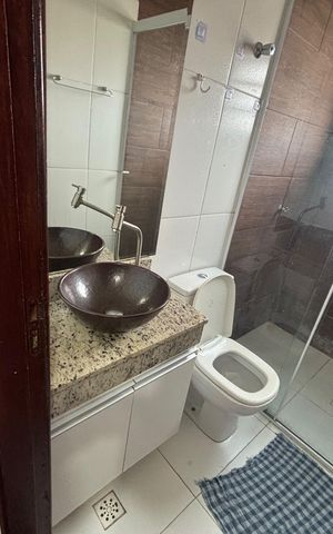 Casa para alugar com 64m², 2 quartos e 1 vaga Casa para alugar com 64m², 2 quartos e 1 vagaBanheiro