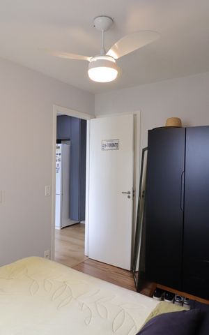 Apartamento à venda com 35m², 1 quarto e 1 vagaQuarto
