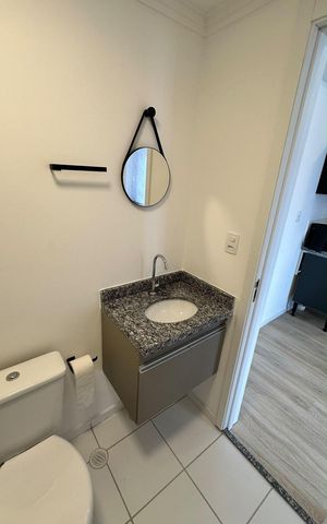 Apartamento para alugar com 40m², 2 quartos e 1 vaga Apartamento para alugar com 40m², 2 quartos e 1 vagaBanheiro