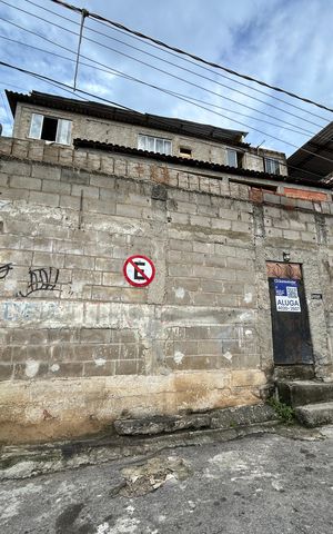 Casa para alugar com 50m², 1 quarto e 1 vagaFachada + placa