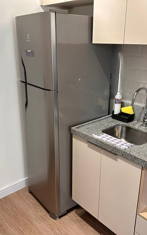 Studio à venda com 26m², 1 quarto e sem vaga Studio à venda com 26m², 1 quarto e sem vagaCozinha