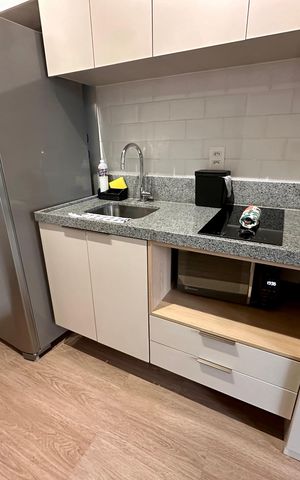 Studio à venda com 26m², 1 quarto e sem vaga Studio à venda com 26m², 1 quarto e sem vagaCozinha