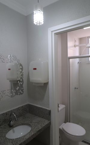 Apartamento para alugar com 85m², 3 quartos e 2 vagasBanheiro Social
